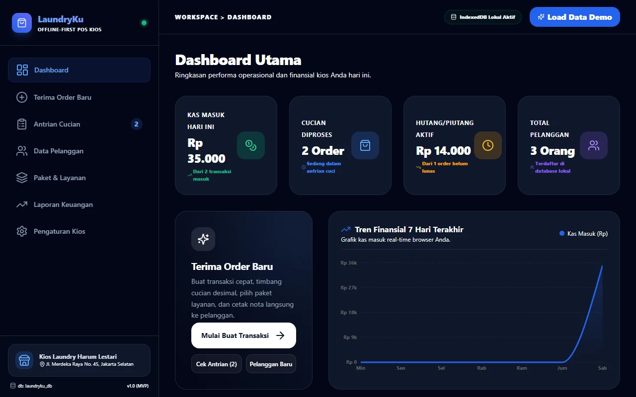 LaundryKu - Aplikasi Kasir & Operasional Laundry detail 2