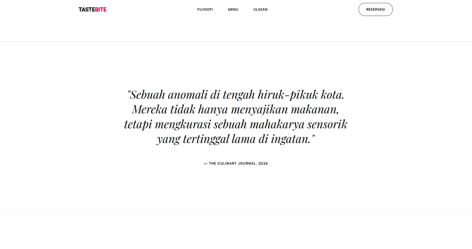 Modern Restaurant Landing Page detail 2